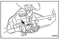 Toyota RAV4. Install headlight dimmer switch assembly