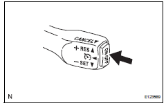 Toyota RAV4. Inspect res (resume) switch