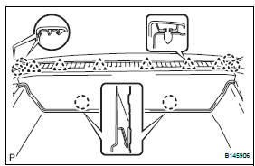 Toyota RAV4. Install back door weatherstrip