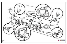 Toyota RAV4. Connect cable to negative battery terminal