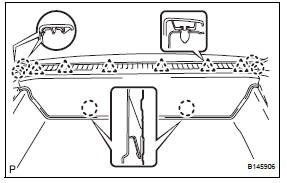 Toyota RAV4. Install back door weatherstrip