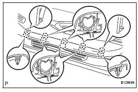 Toyota RAV4. Connect cable to negative battery terminal