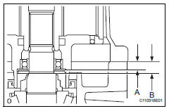 Toyota RAV4. Install transmission coupling shim