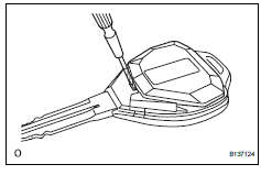 Toyota RAV4. Remove door control transmitter module