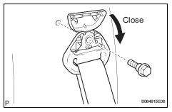 Toyota RAV4. Install inner roof side garnish assembly rh (w/ rear no. 2 Seat)