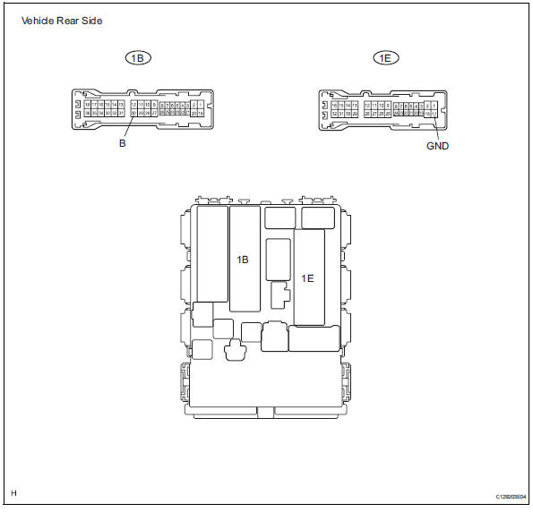 Toyota RAV4. Check instrument panel junction block (main body ecu)