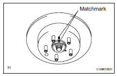 Toyota RAV4. Remove rear disc