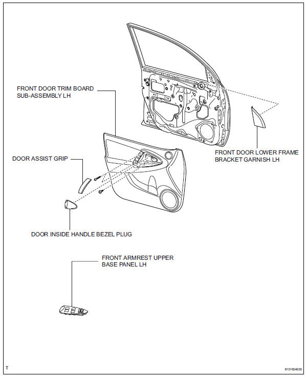 Toyota RAV4. Outer rear view mirror