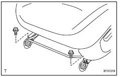 Toyota RAV4. Remove front seat assembly