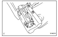 Toyota RAV4. Remove rear no. 1 Seat armrest assembly lh