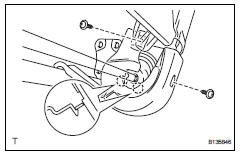 Toyota RAV4. Remove rear seatback cover lh