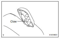 Toyota RAV4. Install rear seat reclining release lever