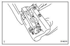 Toyota RAV4. Install rear no. 1 Seat armrest assembly lh