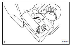 Toyota RAV4. Install rear seat center armrest cover