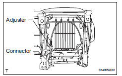 Toyota RAV4. Install rear no. 1 Seat assembly lh (w/o rear no. 2 Seat)