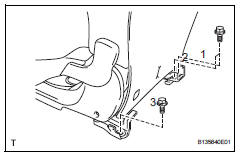 Toyota RAV4. Install rear no. 1 Seat assembly lh (w/ rear no. 2 Seat)