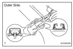 Toyota RAV4. Install rear seat leg cover
