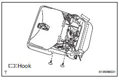 Toyota RAV4. Install rear no. 2 Seat cushion cover lh