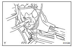 Toyota RAV4. Remove reclining adjuster upper inside cover lh