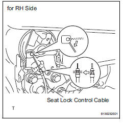 Toyota RAV4. Remove rear no. 2 Seat cushion assembly