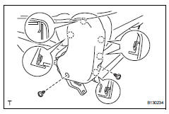 Toyota RAV4. Install no. 1 Rear seat reclining cover lh