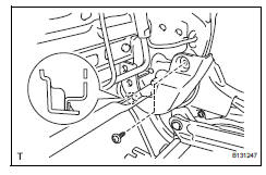 Toyota RAV4. Install reclining adjuster lower inside cover lh