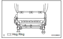 Toyota RAV4. Install front seatback cover