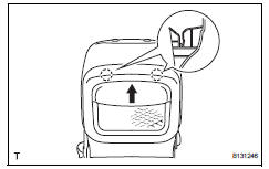 Toyota RAV4. Install front seatback board subassembly lh (w/ seatback board)