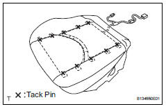 Toyota RAV4. Install front seat cushion heater (w/ seat heater system)
