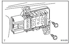 Toyota RAV4. Remove front power seat lumbar switch