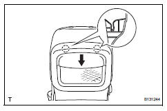 Toyota RAV4. Remove front seatback board subassembly lh