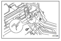 Toyota RAV4. Install reclining adjuster lower inside cover lh