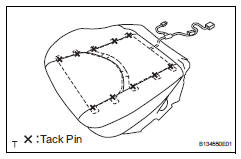 Toyota RAV4. Install front seat cushion heater (w/ seat heater system)