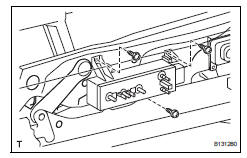 Toyota RAV4. Install front power seat switch