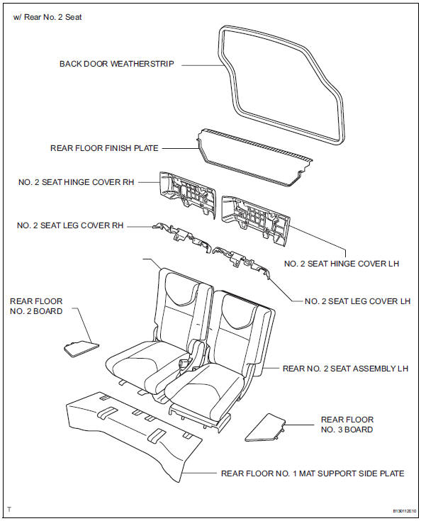 Toyota RAV4. Child restraint seat tether anchor