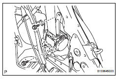 Toyota RAV4. Install rear no. 1 Seat outer belt assembly lh