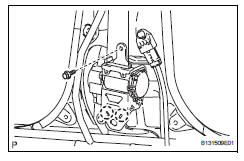 Toyota RAV4. Install front seat outer belt assembly lh