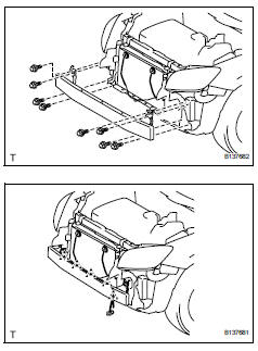 Toyota RAV4. Install front bumper reinforcement