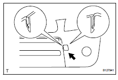 Toyota RAV4. Remove front bumper arm hole cover lh