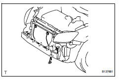 Toyota RAV4. Remove front bumper reinforcement subassembly