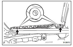 Toyota RAV4. Remove sliding roof glass sub-assembly