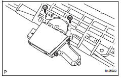 Toyota RAV4. Remove sliding roof drive gear subassembly