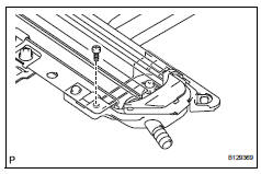 Toyota RAV4. Install sliding roof drain hose joint lh