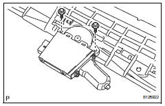 Toyota RAV4. Install sliding roof drive gear subassembly