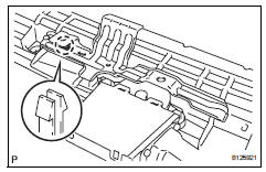 Toyota RAV4. Install sliding roof drive gear subassembly