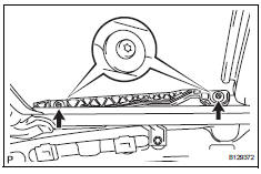 Toyota RAV4. Install sliding roof glass sub-assembly