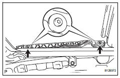 Toyota RAV4. Install sliding roof glass sub-assembly