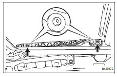 Toyota RAV4. Install sliding roof glass sub-assembly