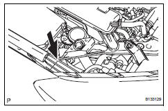 Toyota RAV4. Install washer inlet sub-assembly