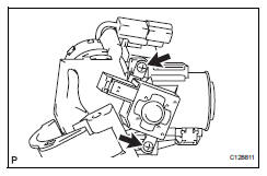 Toyota RAV4. Install key interlock solenoid